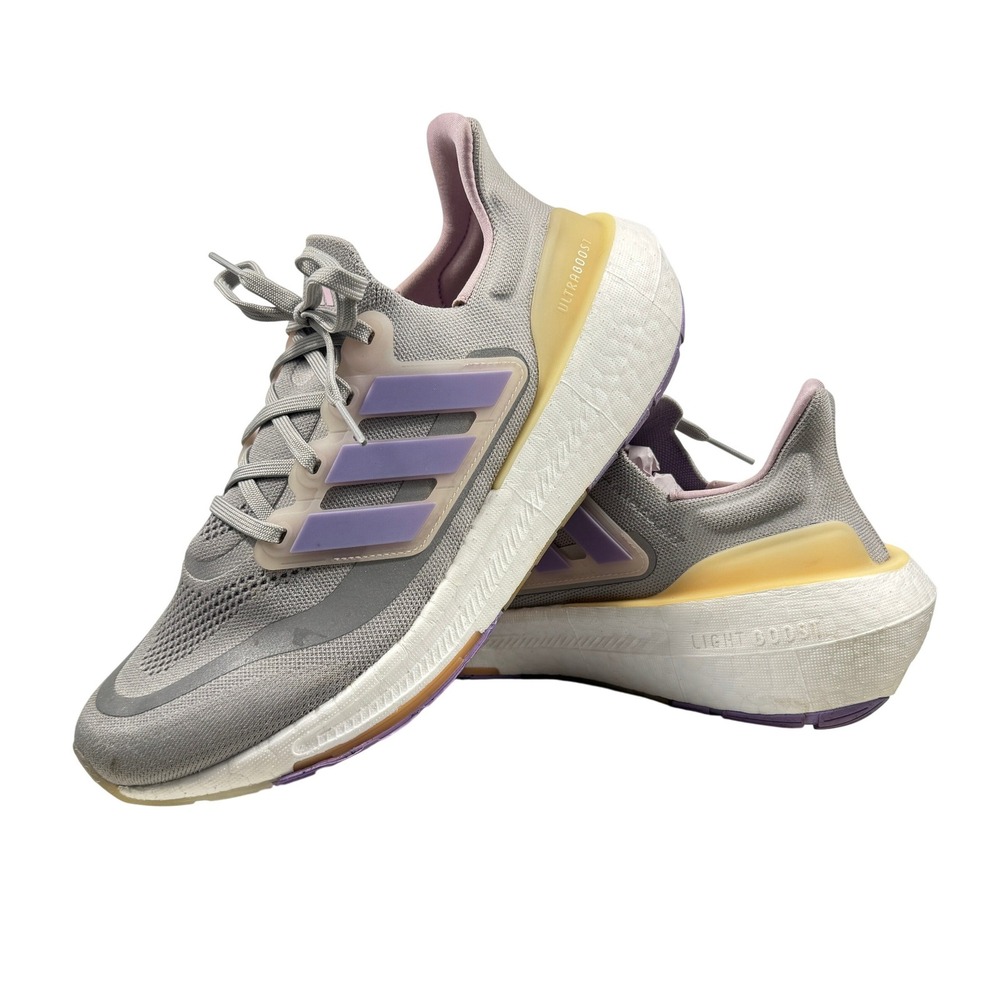 Adidas Ultraboost Light Women's Running Shoes Gray Purple Size 11 IE1762